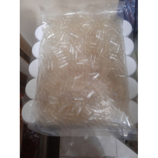 Kapsul Kosong no 0 = 500 mg Produksi PT KAPSULINDO NUSANTARA