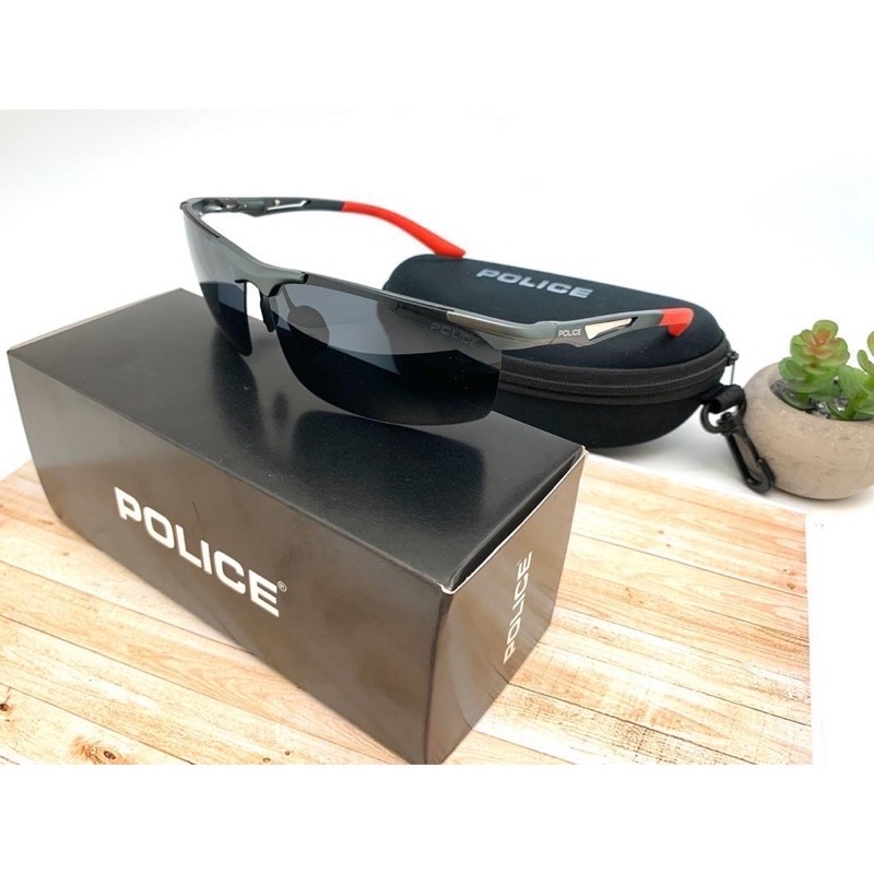 Sunglass Kacamata Sepeda Pria Police A1922 Lensa Anti Radiasi Termurah
