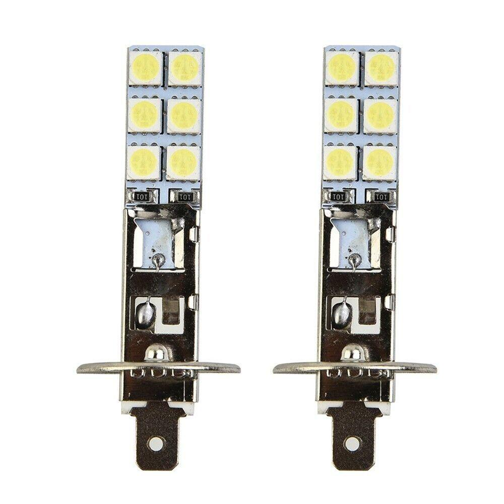 Nanas 2Pcs/Set Lampu Kabut Mobil 2Pcs Super White 55W LED H1 Hi/Low Kit Beam DRL