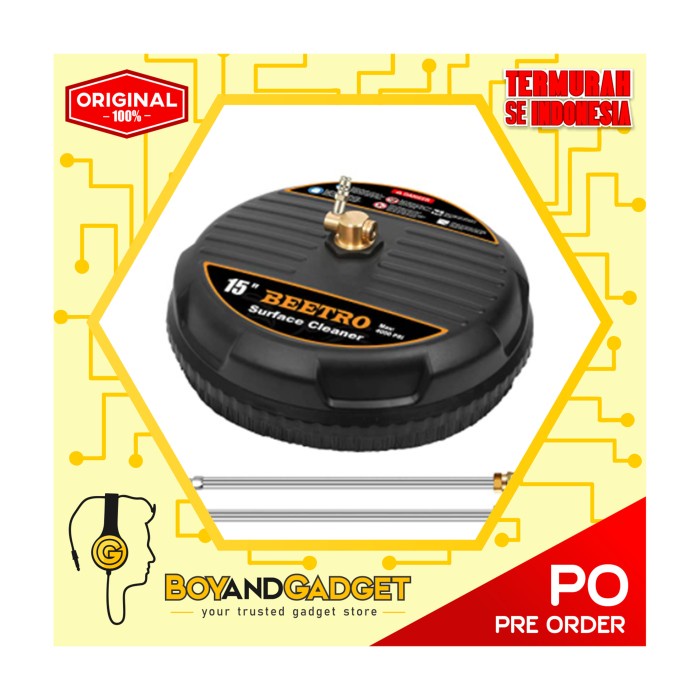 BEETRO TC0364 15" Pressure Washer Surface Cleaner