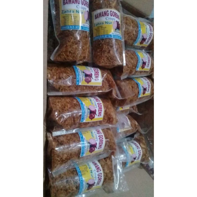 

Bawang Goreng Azahra Asli Brebes /Bagor murah bisa COD