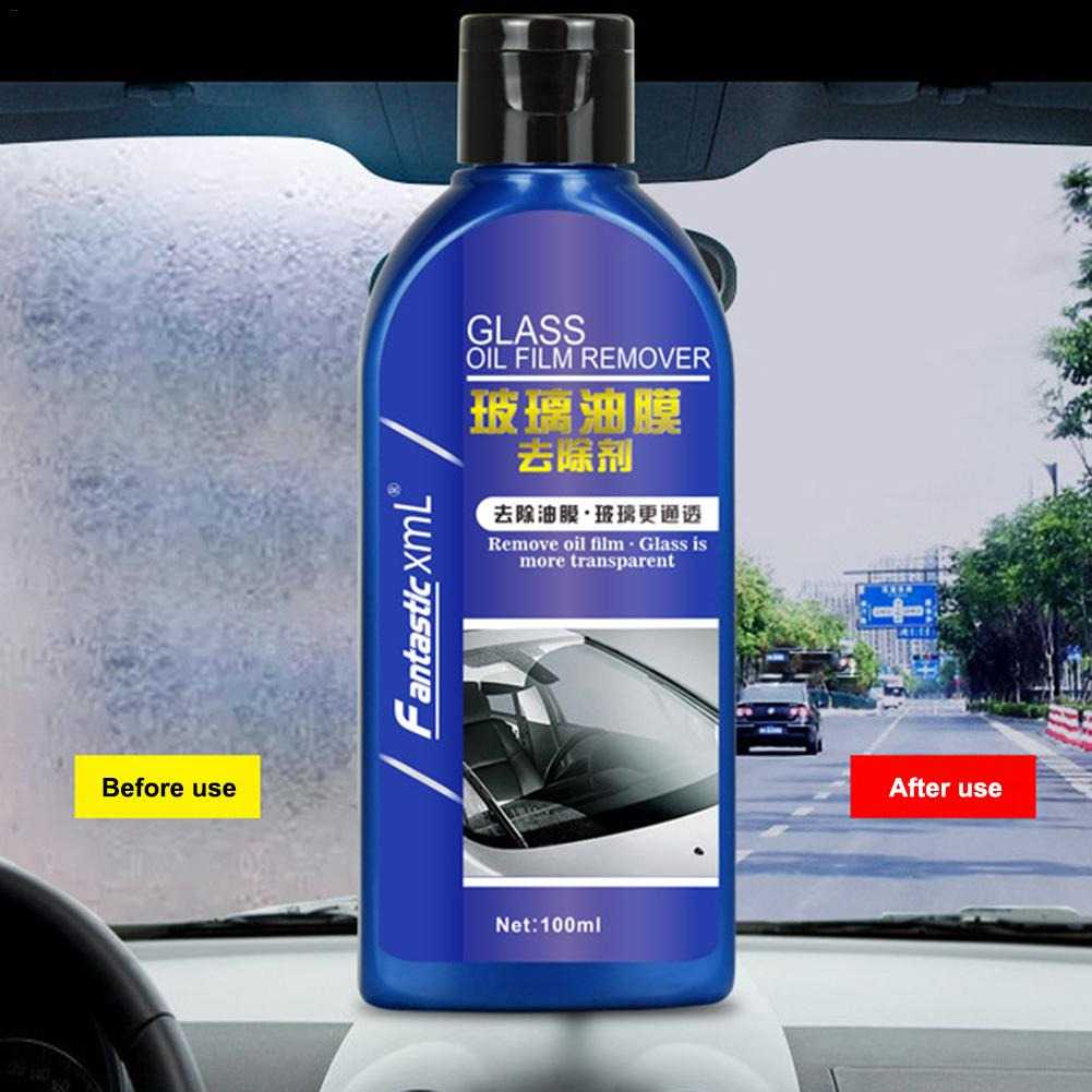 Vvcesidot Cairan Sabun Kaca Mobil Glass Oil Film Remover 120ml TSLM11-Oren