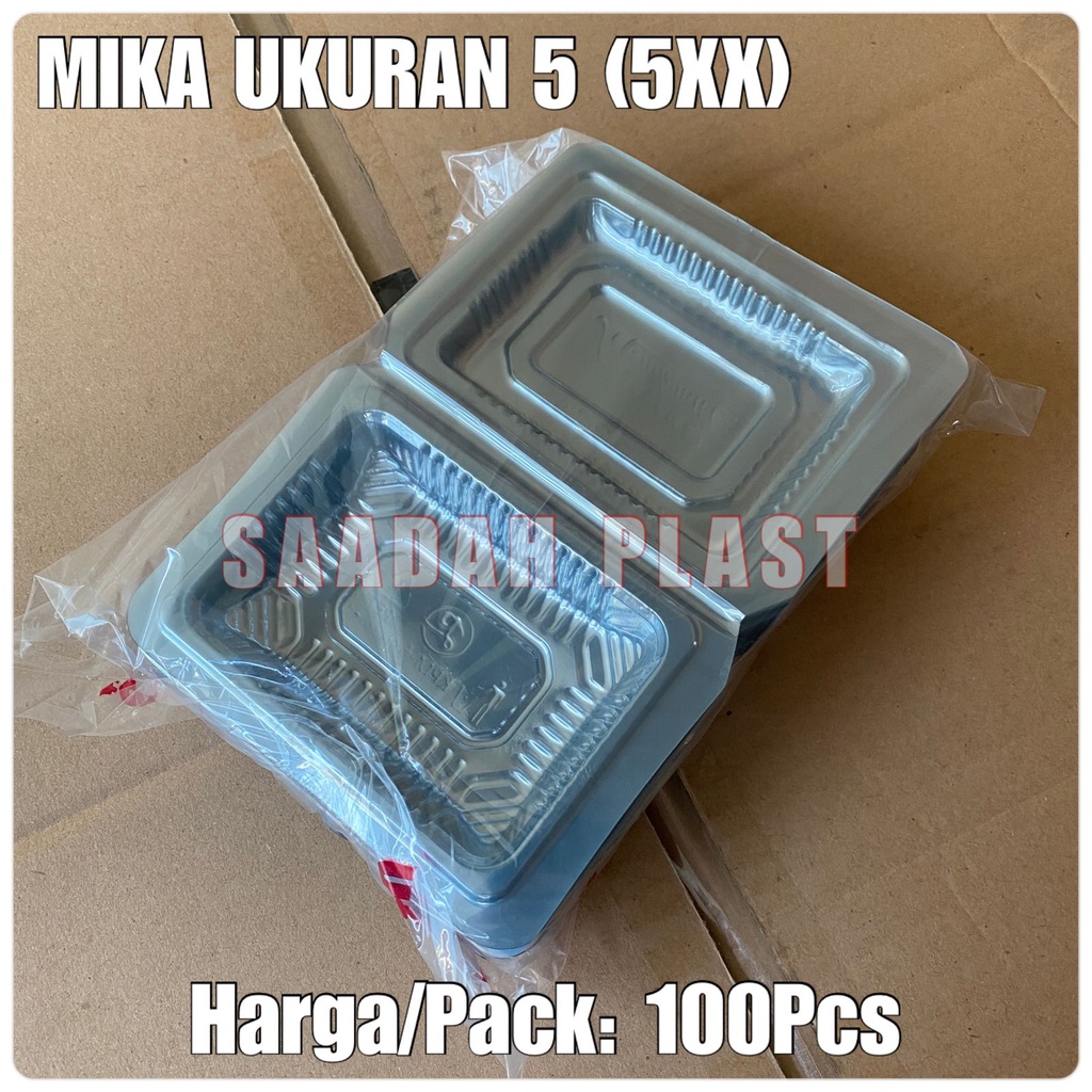 (ISI 100) MIKA UKURAN 5 / TRAY KUE BENING 5A 5X 5C 5XX 5XC