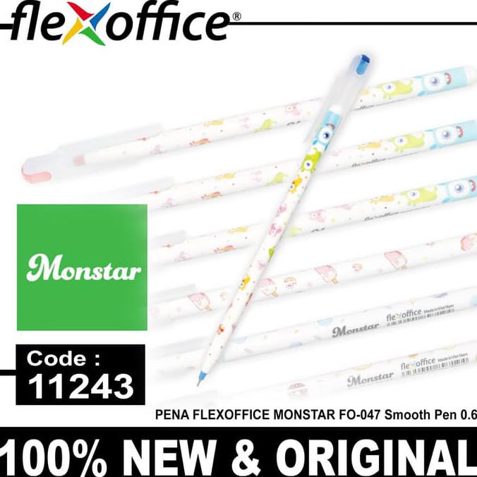 

Favorit] Pena Flexoffice Monstar Fo-047 Smooth Pen 0.6