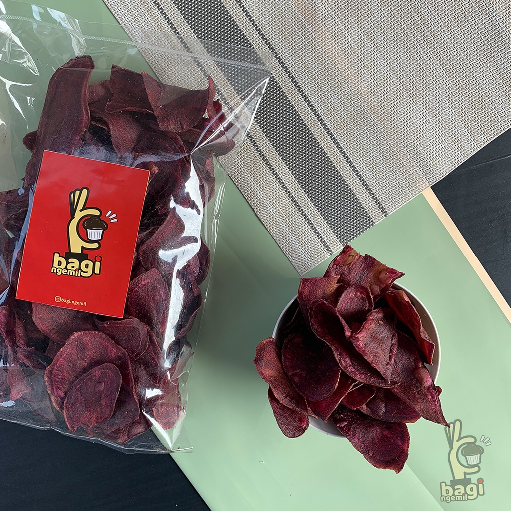 

Keripik Ubi Ungu - Bagi Ngemil