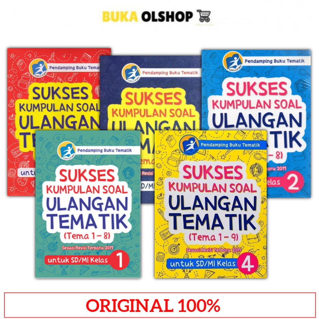 Sukses Kumpulan Soal Ulangan Tematik Sd Mi Shopee Indonesia