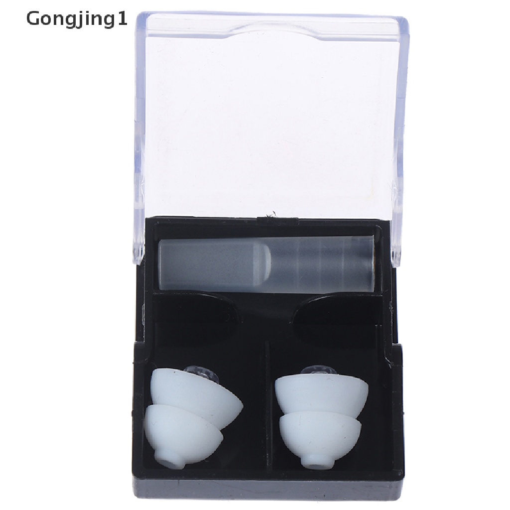 Gongjing1 60pcs / set Earplug Bahan PU Anti Bising Untuk Membantu Tidur