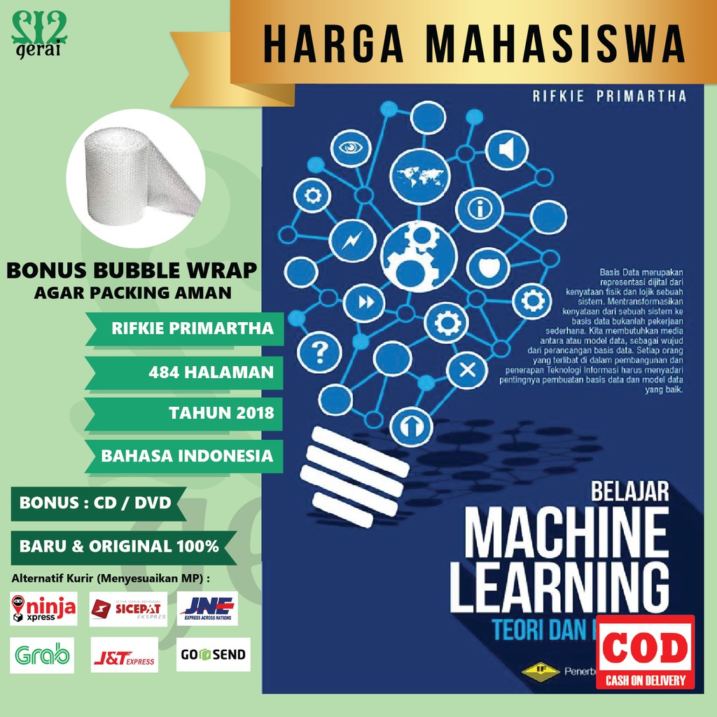  HARGA  MAHASISWA  Buku Belajar  Machine Learning Teori dan 