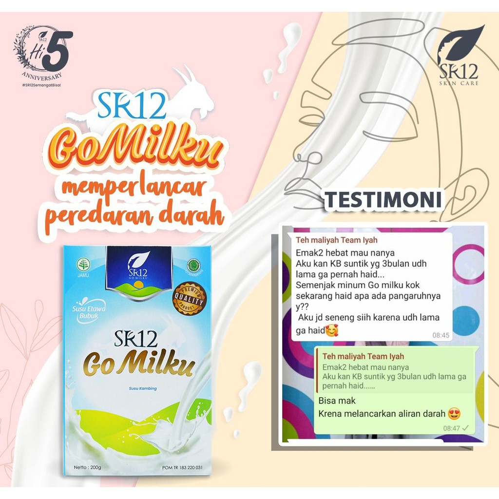 Go Milku SR12 - Susu Kambing Etawa - Isi 200g