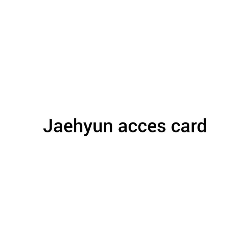 Jaehyun Acces Card