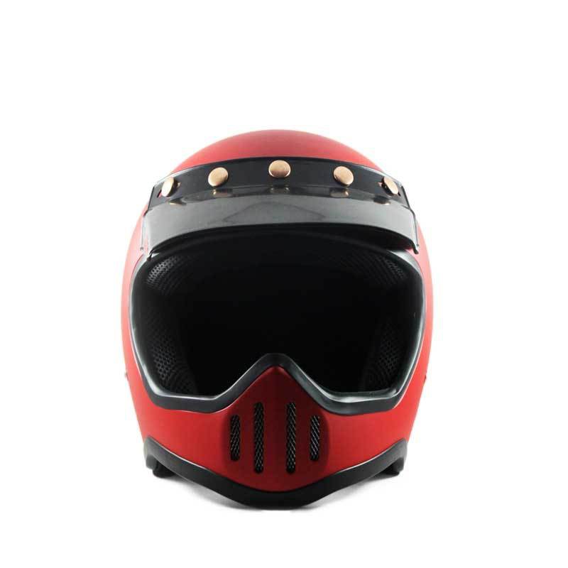 Helm Cakil M50 Magma Red Doff / Merah Doff (Vintage / Klasik)