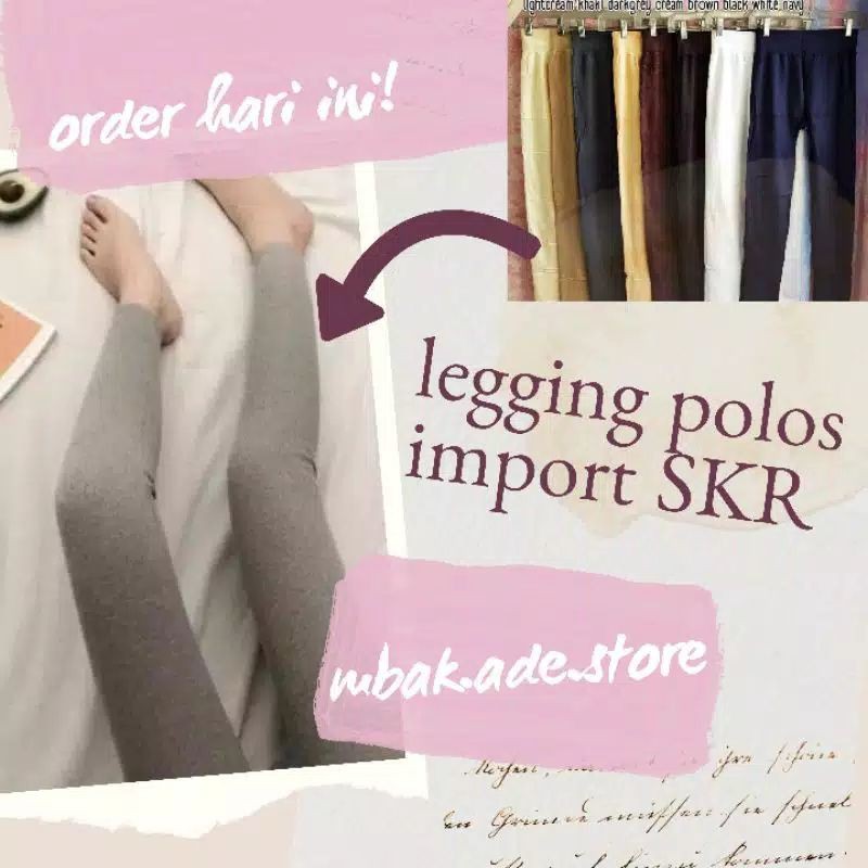 LEGGING POLOS SKR MURAH