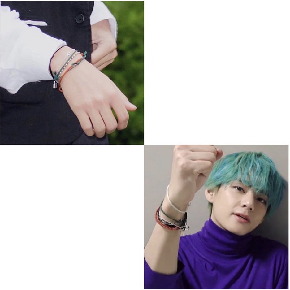 [BS] BISA COD Gelang Tali V Taehyung Bracelet Fingermade KPOP BTS BT21 - KP569