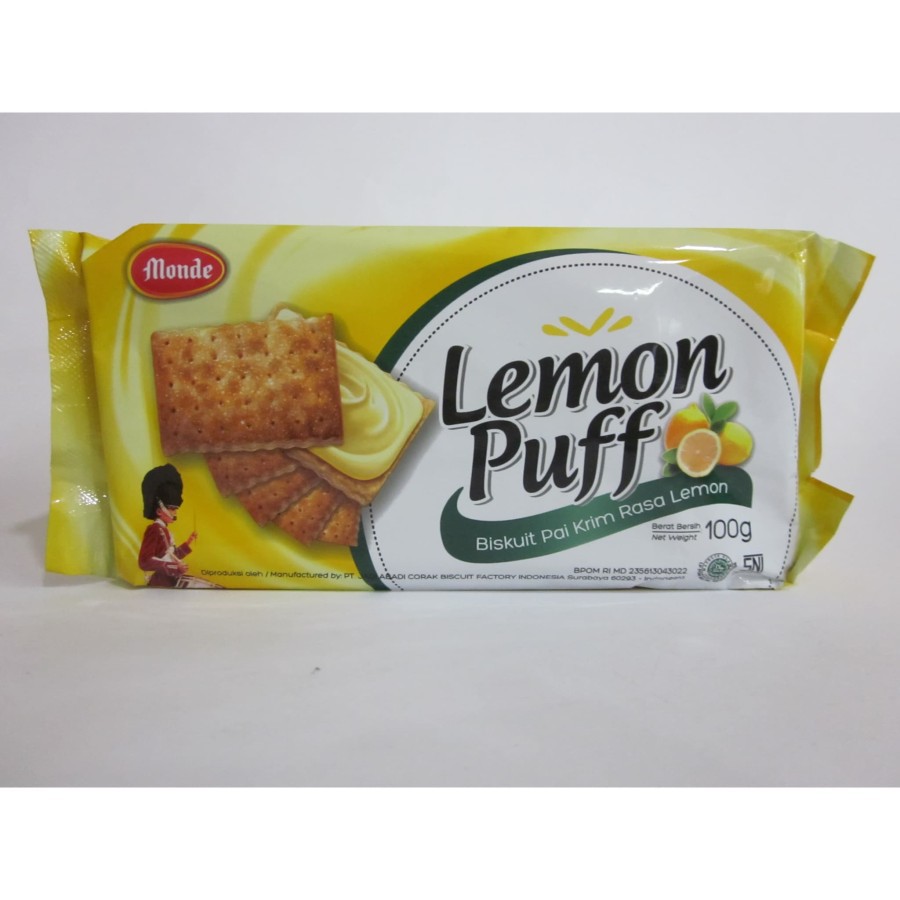 

Monde lemon puff 100g