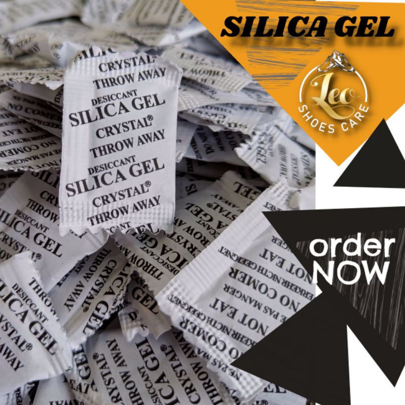 Silica Gel Natural Alami Penyerap Air Anti Lembab Dan Jamur Isi 30 Pcs - LEO