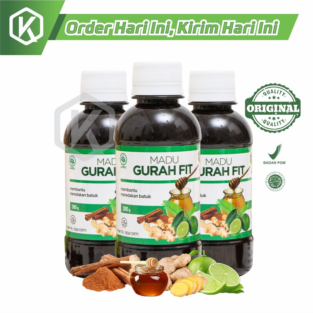 Obat Batuk Kronis  Madu Gurah Fit Solusi Sesak Nafas Gurah 