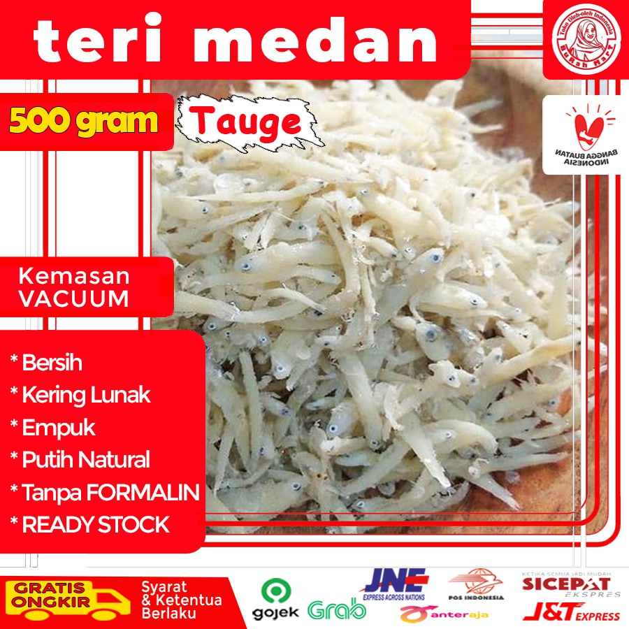 

Teri Medan | Teri Nasi Tauge | Teri Toge Super Lezat Bergizi Sehat Alami Tanpa Pengawet 500 Gram