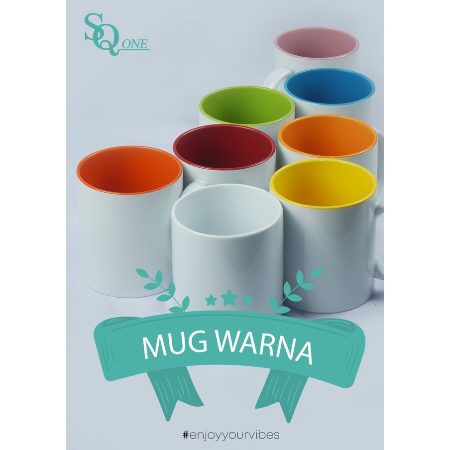 Jual Mug Polos Warna Coating Siap Cetak Import Shopee Indonesia 3207