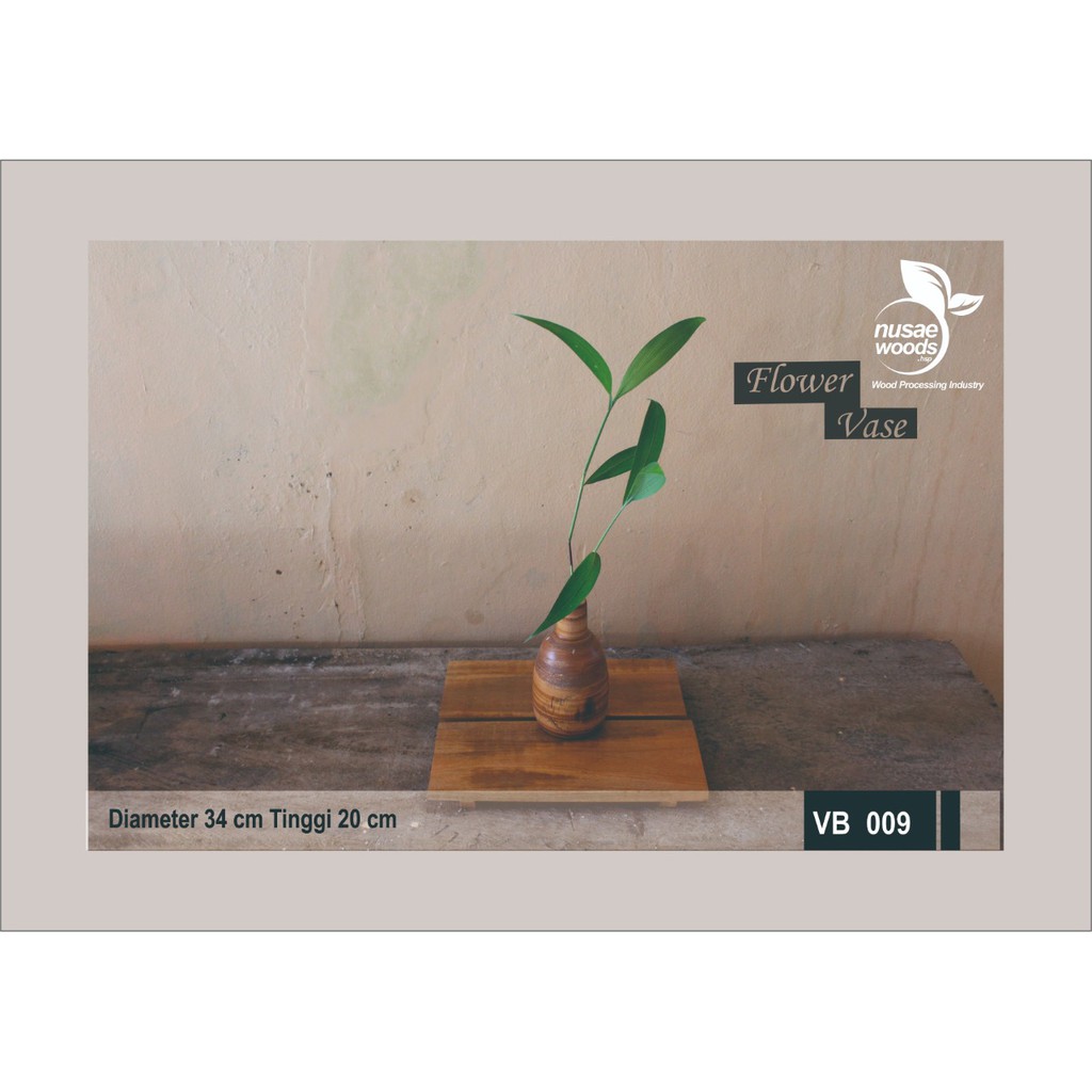 VAS BUNGA KAYU/VAS BUNGA/KADO UNIK/VAS KAYU/VAS BUNGA KAYU UNIK/VS09