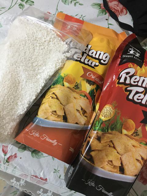 KERIPIK RENDANG TELUR PEDAS AMAN COCOK UNTUK DIET KETO | Shopee Indonesia