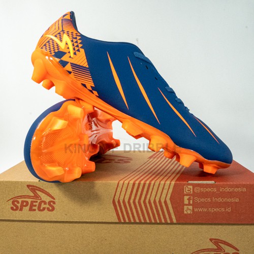Sepatu Bola Specs Orion FG Navy Shocking Orange 101582 Original BNIB