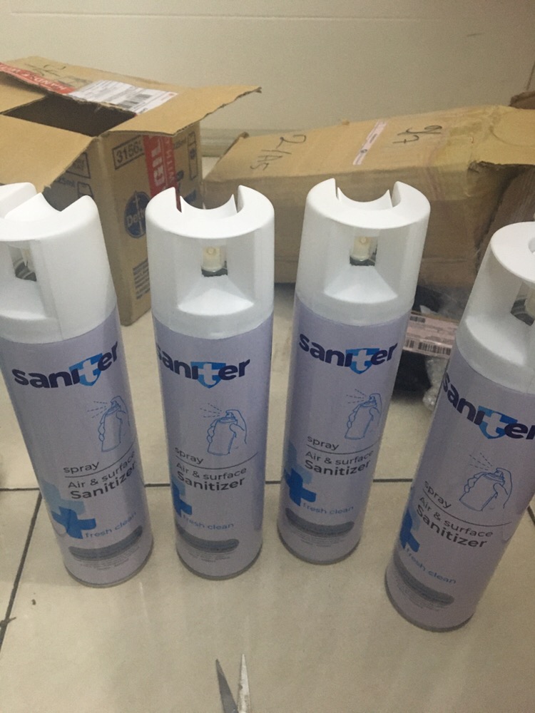 Saniter Spray Air And Surface Sanitizer Fresh Clean Disinfectant And Antibacterial