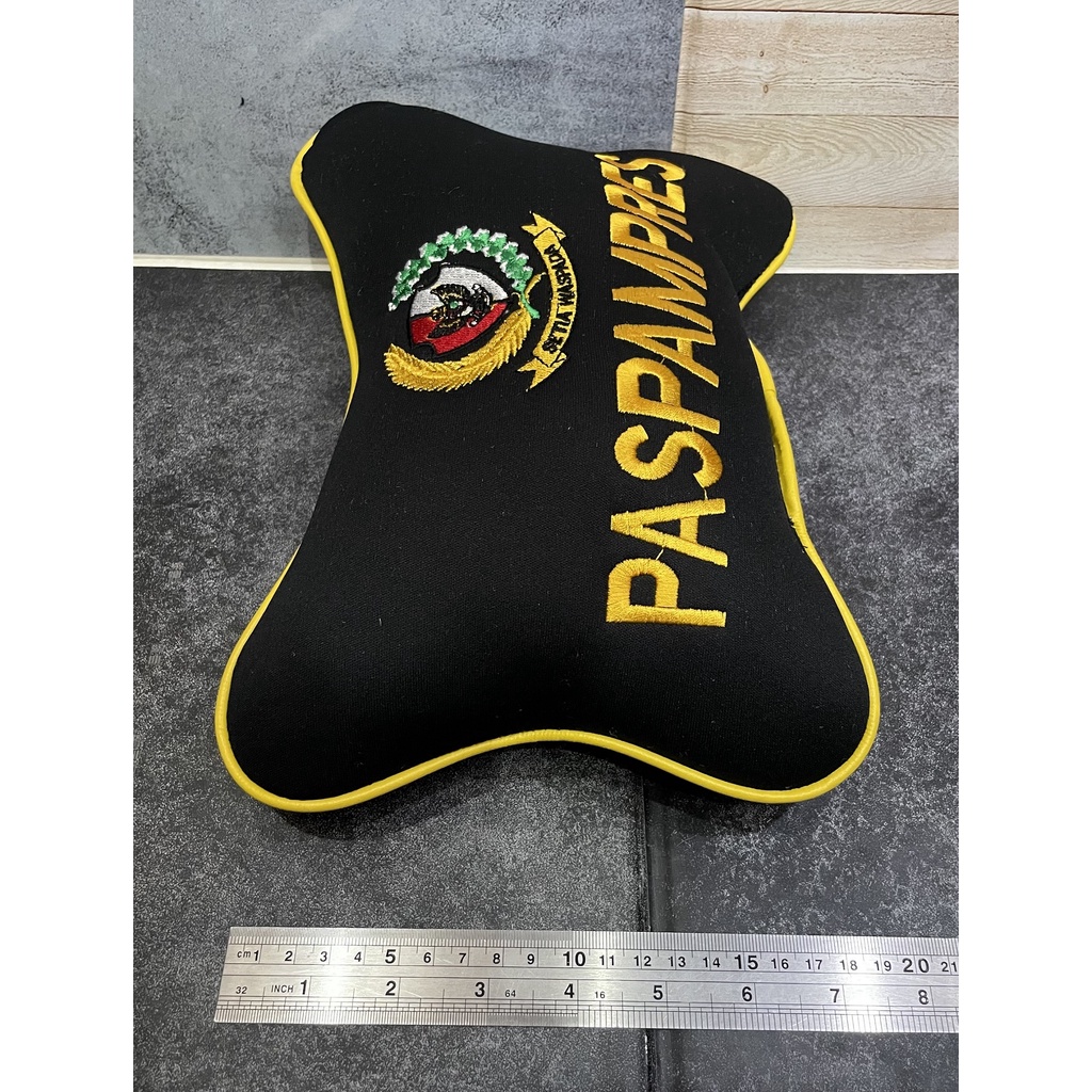 Bantal Mobil Paspampres Hitam - Bantal Mobil - Bantal Kepala Paspampres