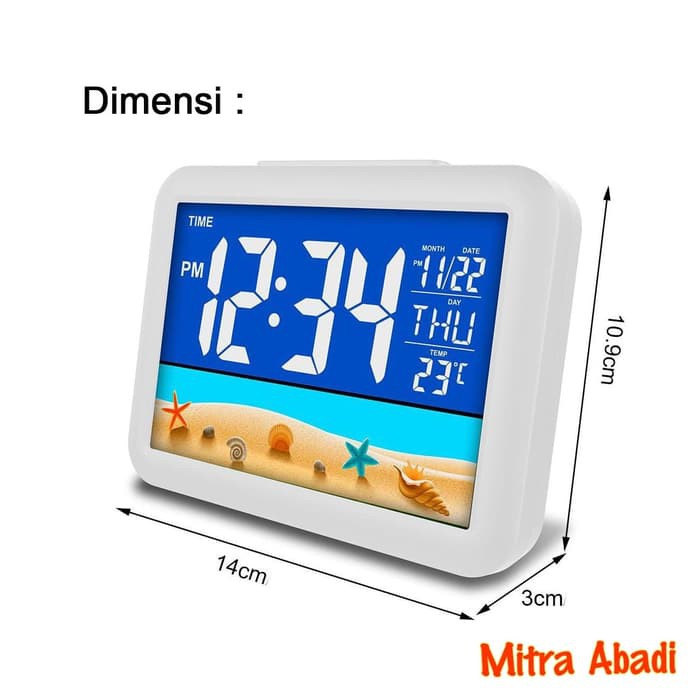 Jam Meja LED Digital / Modern LED Clock Style Tipe DS 7002 Minimalist