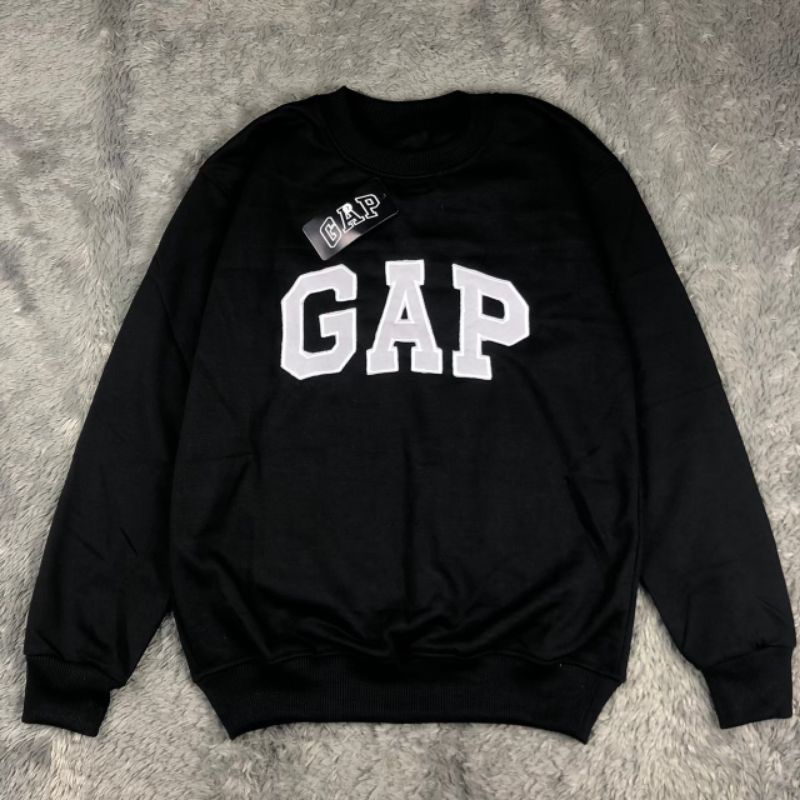 Crewneck Gap Bordir Pria wanita Full TAG Frch