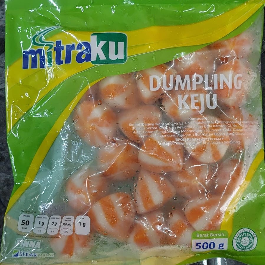 

Mitraku Dumpling keju 500 gr