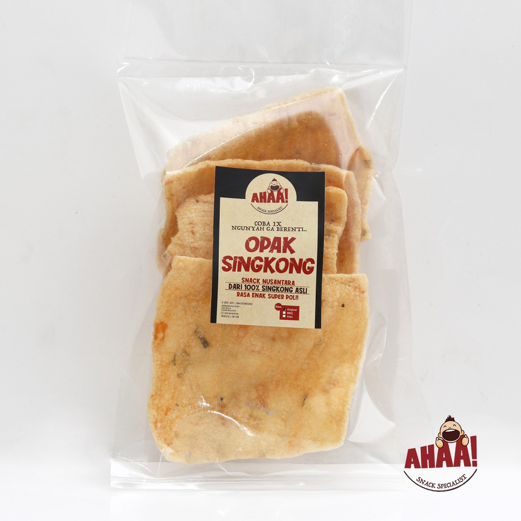 

Snack Ahaa! Opak Singkong Enak, Renyah, Murah & Rasa Unik