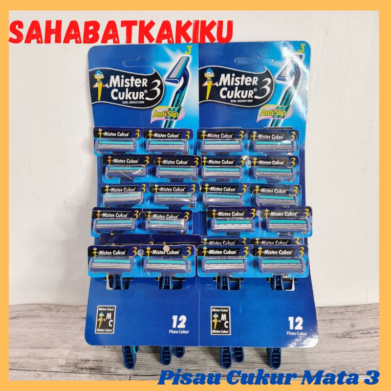 Pisau Cukur Mata 2 / Pisau Cukur Mata 3 / Pisau Cukur Jenggot / Cukuran Kumis