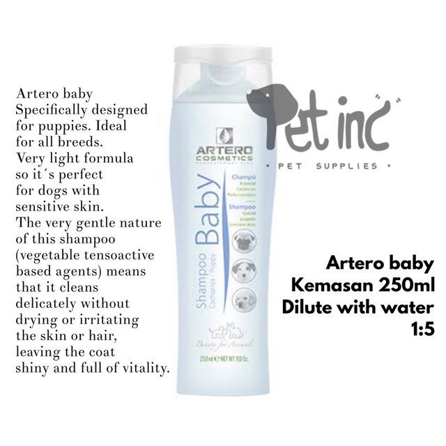 Artero baby tearless shampoo