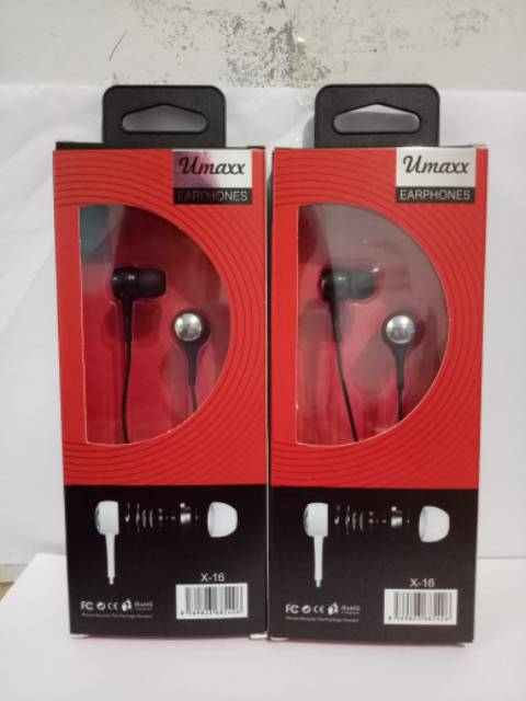 earphone umaxx ori headset umaxx typr X-16 HI-FI SOUND