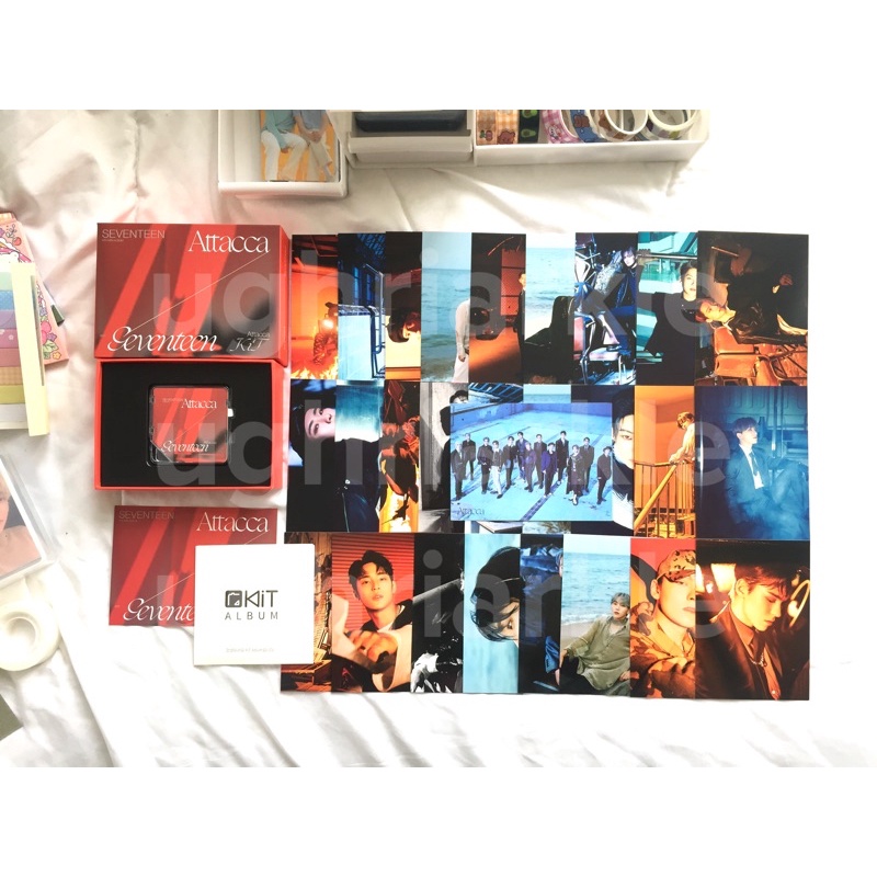 [READY STOCK] KIHNO POSTCARD ATTACCA SEVENTEEN MINGYU WONWOO HOSHI JEONGHAN JOSHUA DK THE8 WOOZI JUN
