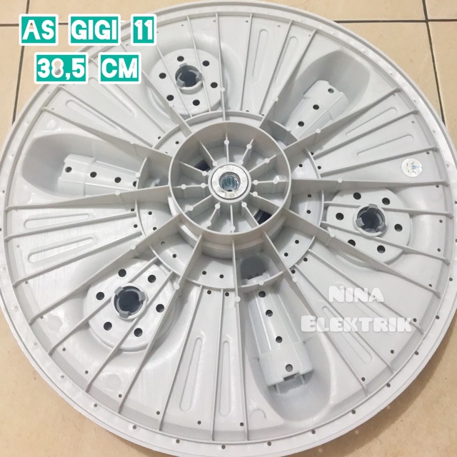 PUTARAN MESIN CUCI LG TWIN TUB / PULSTATOR LG GIGI 11 DIA 38,5cm