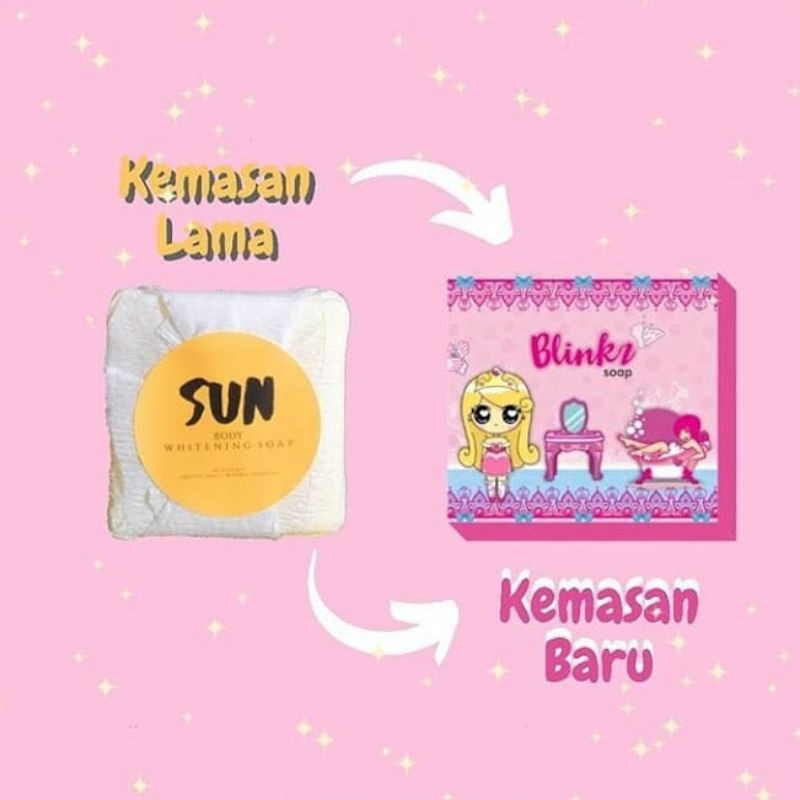 Blinkz soap whitening sabun pemutih tubuh blinkzsoap blink BPOM aman busui bumil COD mencerahkan memutihkan tubuh colagen kolagen