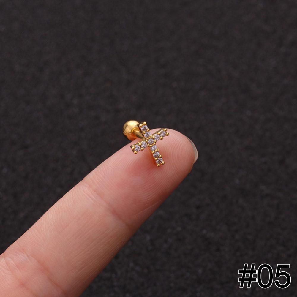 Timekey Anting Tusuk Gantung Bahan Stainless Steel Desain Mahkota Hias Mutiarazircon Untuk Wanita A8K3