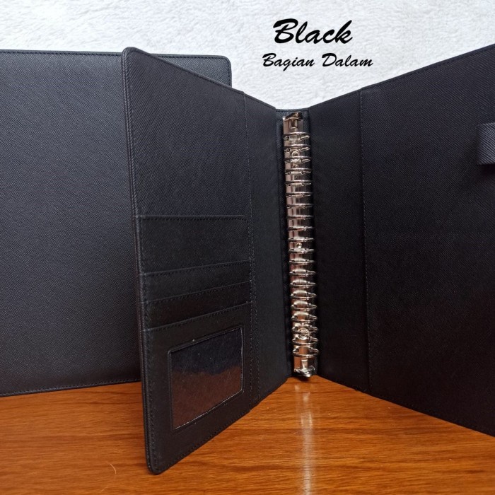 

ORGANIZER-DOCUMENT- BINDER POLOS EXCLUSIVE BLACK A5 DAN B5 - A5 -DOCUMENT-ORGANIZER.