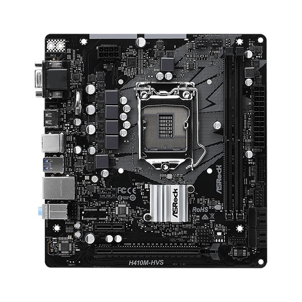 Motherboard ASROCK H410M HVS LGA1200 H410 DDR4 USB3.2 SATA3