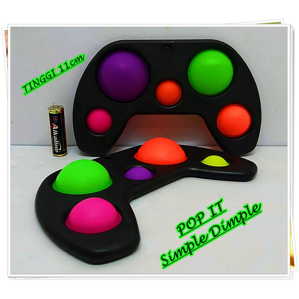 Terbaru Mainan Viral Push Pop It Fidget Toy Among US Kupu-Kupu-1