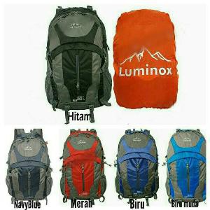 Tas Ransel Backpack Carrier Hiking Outdoor Gunung Luminox 5036 free rain cover original import