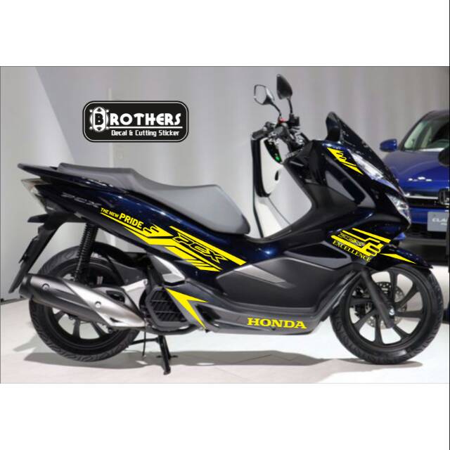 Cutting Stiker Honda Pcx 150 New 1warna Shopee Indonesia