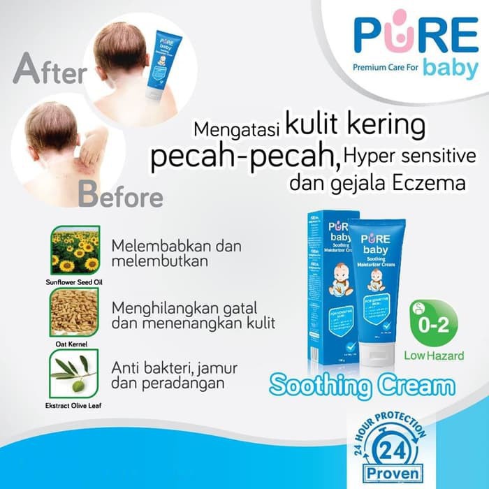 Pure Baby Soothing Cream 100gr WHS