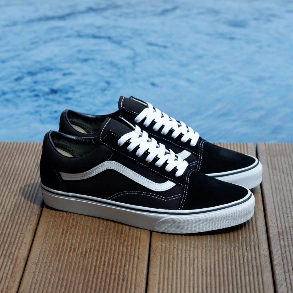 Sepatu Vans Old Skool Authentic Classic Pria Dan Wanita Sepatu Sekolah Kuliah Kerja Main Termurah