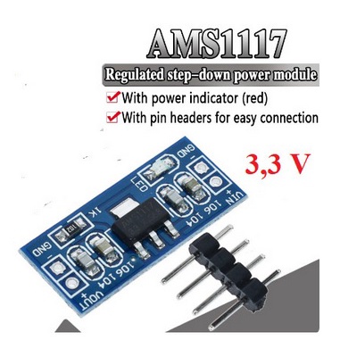 Modul Voltage Regulator AMS1117 3,3V 5V 1A STEP DOWN Power Supply DC DC