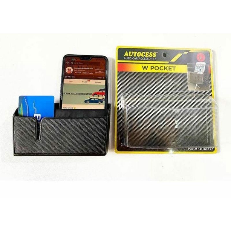 pocket organizer tempat hp barang di mobil medium