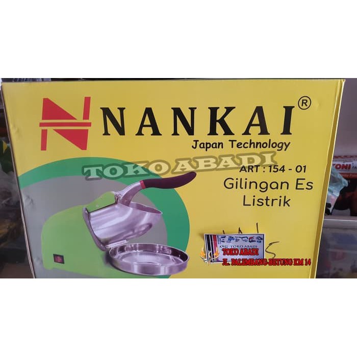 Mesin serut es / ice crusher merk nankai