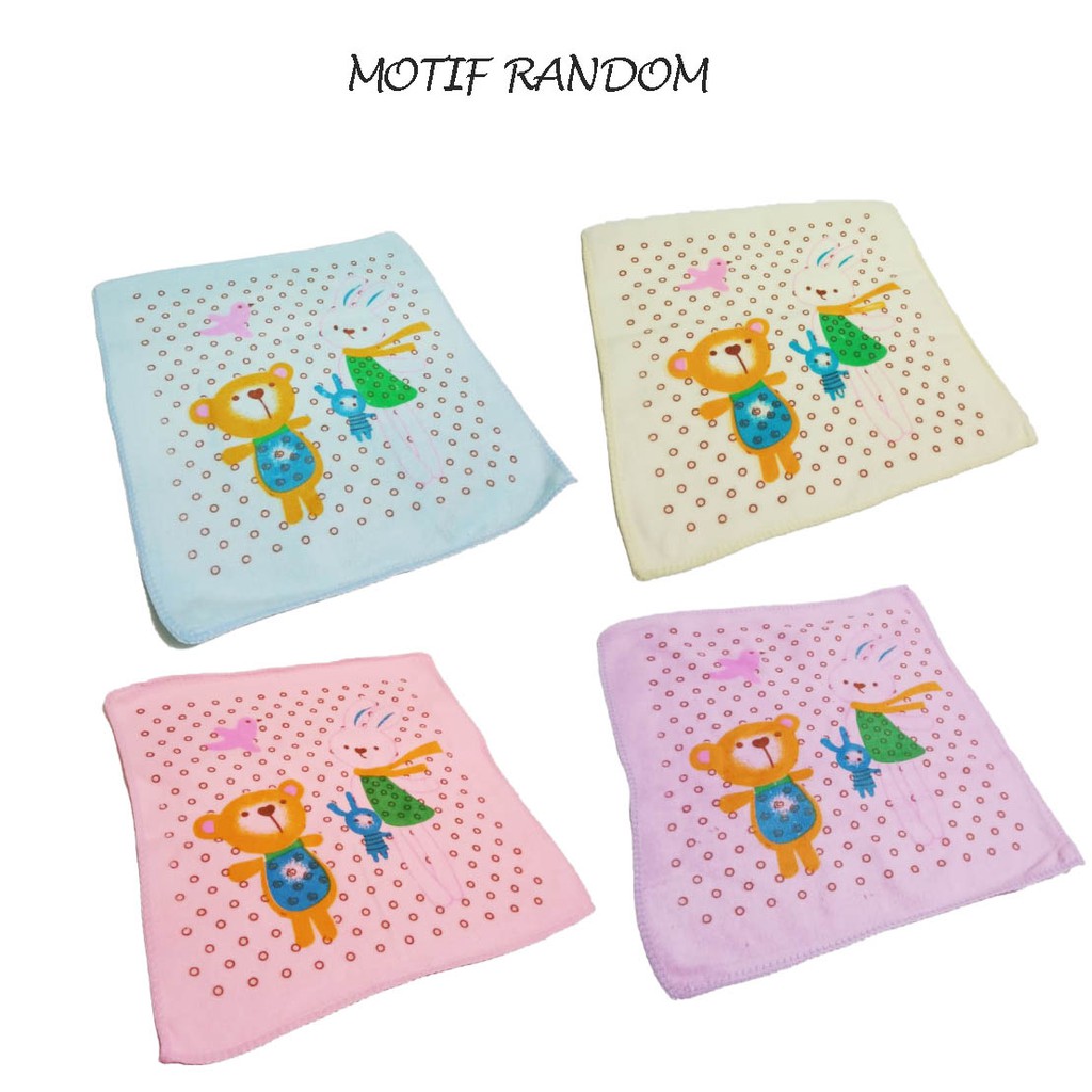 RC SAPUTANGAN HANDUK MICROFIBER IMPORT BARU MOTIF KARTUN