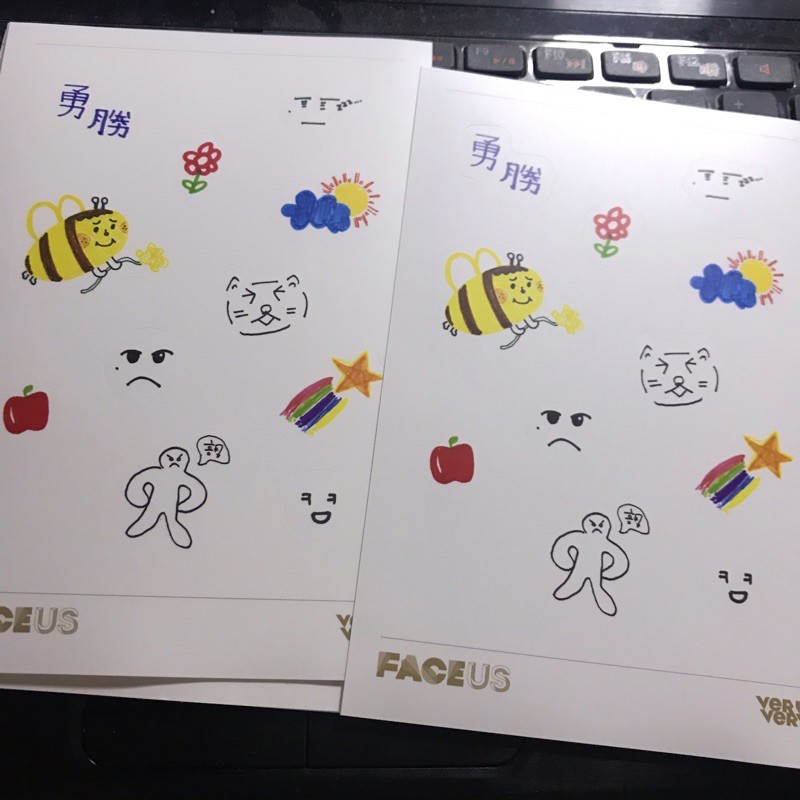 VERIVERY STICKER FACE US ALBUM KPOP